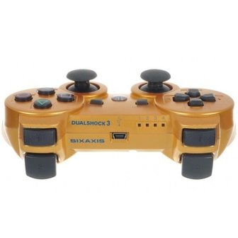 Gold wireless Dualshock controller voor de PS3