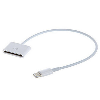 Lightning 8Pin naar 30 pin connector/adapter met kabel 22CM
