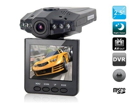 2.5&quot; TFT auto dashboard camera met nacht visie