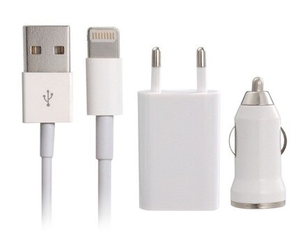 3 in 1 oplader set