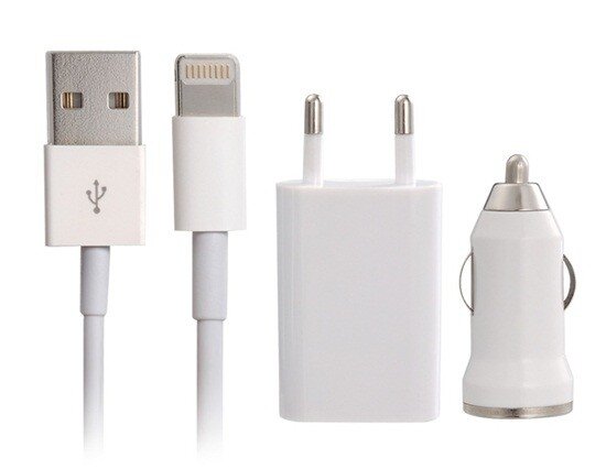 3 in 1 oplader set