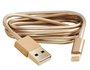 1 meter Gold Lightning naar USB kabel voor iPhone 5 / iPad / iPod